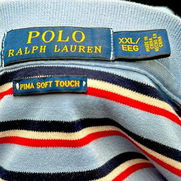 Polo by Ralph Lauren Pima soft polo shirt. Size XXL. Men’s. Like new condition!! - Picture 5 of 5